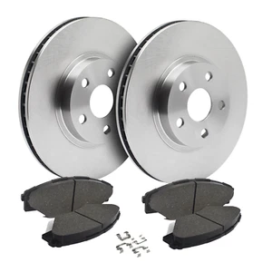 Rear Brake Rotors + Ceramic Pads for 2011-2014 2015 2016 2017 BMW X3 - Picture 1 of 5