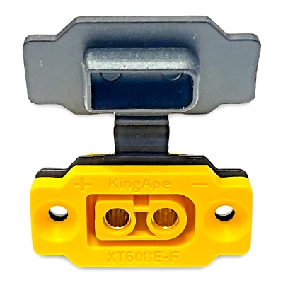 1x Goldstecker XT60BE-F Einbaustecker mit Gummikappe Buchse Female XT60 Lipo RC - Bild 1 von 4