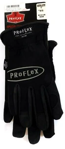 Proflex Men's General Purpose Black Leather Gloves Size Medium 16323 815 - Picture 1 of 5