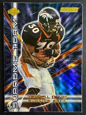 Terrell Davis 2000 Collector's Edge Supreme Supreme Team Denver Broncos #ST13 - Image 1 of 2