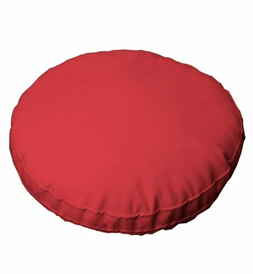 pc507r Red Round Water Proof PVC/PU Thick Mattresses Cushion Cover Custom Size - Image 1 of 4