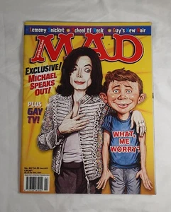 Australian Mad Magazine #407 Michael Jackson Cover 2004 -Michael Speaks Out! VGC - Picture 1 of 7