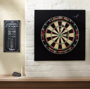 Viper League Pro Sisal TOURNAMENT DARTBOARD Kit Steel Tip Darts AND Scoreboard - Picture 1 of 8