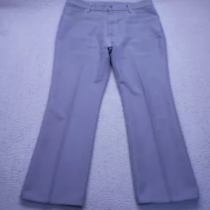 Pantalones Levis De Colección Hombre 40x30 Gris Poliéster Sarga 517 Corte Bota Occidental - Imagen 1 de 12
