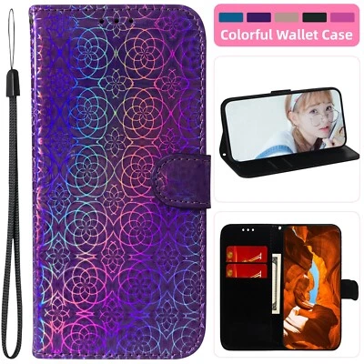For Google Pixel 9 Pro XL 9A 8A 7A Colorful Magnetic Card Wallet Shockproof Case - Image 1 of 4