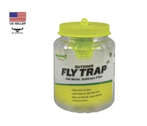 RESCUE! Outdoor Reusable Fly Trap - Non Toxic - Just Add Water - MADE in USA - Picture 1 of 10