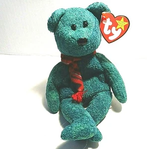 Ty Beanie Baby Wallace Stuffed Toy Plush Bear Retired Rare with Errors - Picture 1 of 9