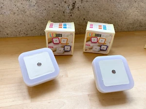 Auto Light Sensor LED Room Night Light Smart Plug in Wall - Square - Qty 2 - Picture 1 of 10