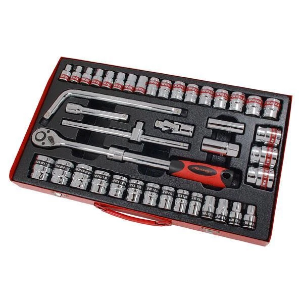 Socket Set - 41pc 1/2in.dr With Extending Ratchet (Genuine Neilsen CT1340)