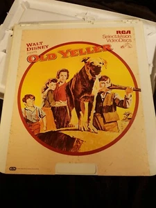Walt Disney Presents Old Yeller RCA VideoDiscs CED Video Disc videodisc movie - Picture 1 of 5