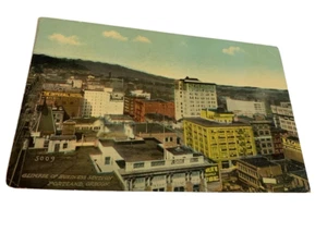 Postcard Early Birdseye View of Business Section in Portland, OR.   P4 - Picture 1 of 2