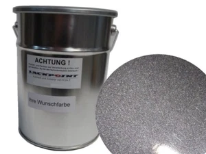 Vernice base pronta da spruzzare 5 litri adatta per Porsche 6B4 grigio metallizzato Autolac - Foto 1 di 1