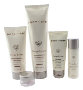 NEW - BODY FIRM Crepe Erase 5 Piece Anti-Aging Set w/ TRUFIRM (Read) - Picture 1 of 13