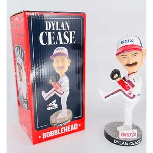 Chicago White Sox Fuzzy'Stache Dylan Cease Bobblehead SGA nuovi in scatola - Foto 1 di 5
