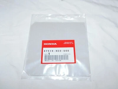 1989 OU 1990 HONDA PILOT 400 FL400 FL400R NOS OEM PORTA-LUVAS TAMPA DECALQUE 87519-HE0- - Imagem 1 de 3