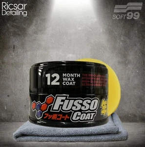 Abrigo Soft99 Fusso 12 Meses Cera Oscura Nueva Fórmula APLICACIÓN GRATUITA Y MICROFIBRA *AL DÍA SIGUIENTE* - Imagen 1 de 4