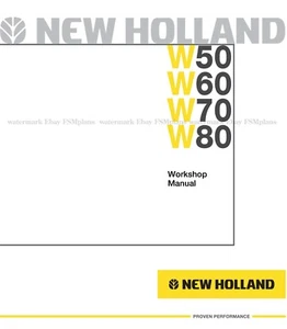 New Holland W50 W60 W70 W80 Werkstatt Service manueller Radlader - Bild 1 von 6