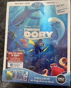 Disney Pixar Finding Dory Blu-Ray + DVD - Best Buy Exclusive - NEW/SEALED - Picture 1 of 4