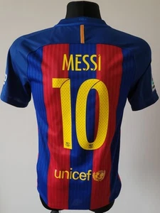 Barcelona 2016 - 2017 Home football Nike shirt #10 Messi size S Adult - Picture 1 of 9