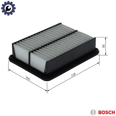 AIR FILTER F 026 400 691 FOR MAZDA 3/MX-0/CX-0/Hatchback CX-3 MX-30 CX-30 0.8L - Image 1 of 4