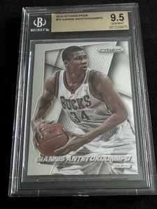 GIANNIS ANTETOKOUNMPO 2014-15 PANINI PRIZM #73 BGS 9.5 MILWAUKEE BUCKS (PSA 10) - Picture 1 of 2