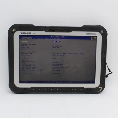Panasonic Toughbook FZ-G2 10.1" Intel Core i5-10310U 16GB DDR4 Sin SSD Sin sistema operativo Foto 1 de 4