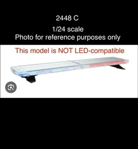 1/24 25 27 Whelen Legacy Extra Low Profile Lightbar Police Sheriff Fire SUV - Picture 1 of 11