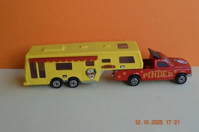 CIRQUE PINDER MAJORETTE = CHEVROLET N°278 CAMPING CAR DE LUXE N°313 TBE # 1:60 - Photo 1/4