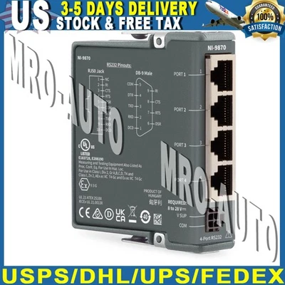 National Instruments️ New NI 9870 NI-9870 C Series Serial Interface Module - Image 1 of 3