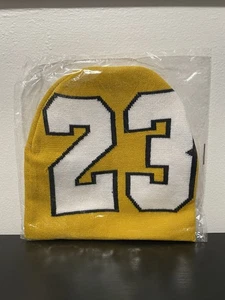 23 Beanie NEU VERSIEGELT gelb Mütze Lebron James Nummer Basketball Lakers NBA Strick - Bild 1 von 2