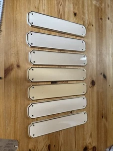 Vintage Ceramic Door Finger Push Plates Set Of 7 - Picture 1 of 17