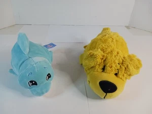 Jay Play Flip a Zoo 6" + 5" Plush Stuffed Animal Shark/Dolphin Backpack Tags - Picture 1 of 12