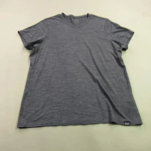 Patagonia Shirt Womens XL Lightweight V Neck Short Sleeve Blue Casual - Picture 1 of 10