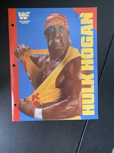 Hulk Hogan School Folder WWF Wrestling 1990 Titan Sports Vintage Read - Picture 1 of 5