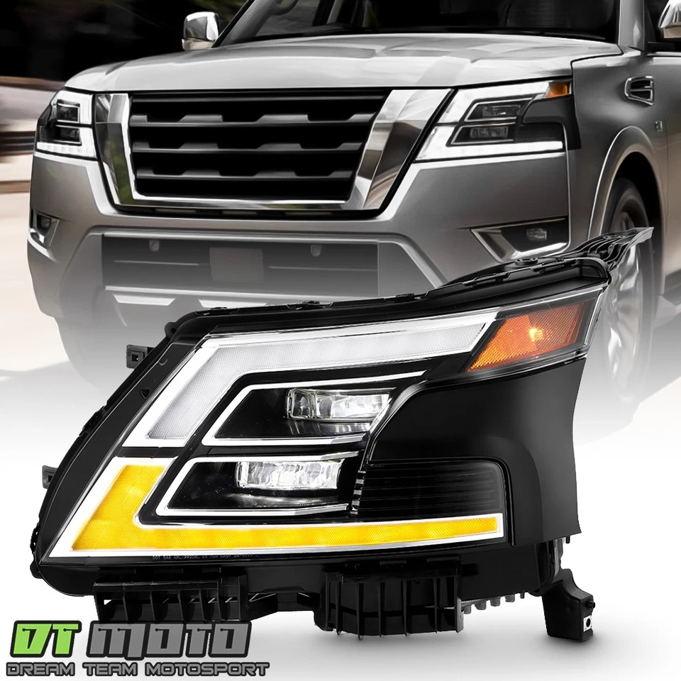 Faro LED completo de fábrica lado del conductor para Nissan Armada 2021-2024 Foto 1 de 4