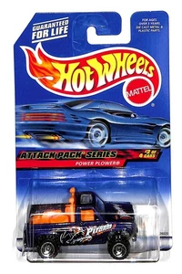 HOT WHEELS ATTACK PACK 2000 SERIE 2/4 - POWER PLOWER VIOLA - Foto 1 di 1