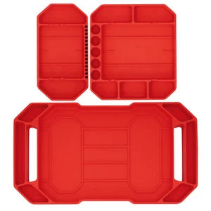 King 3-Piece Premium Silicone Tool Tray, Non-Slip Flexible Silicone Tool Tray - Picture 1 of 14