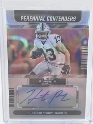 2022 Contenders Optic Hunter Renfrow On Card Auto #d /75 - Image 1 of 2