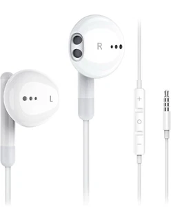 Wired Earbuds with Microphone, Wired Earphones in Ear Headphones HiFi Stereo, Po - Picture 1 of 3