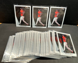 LOT of ( 90 ) Yoan Moncada 2015 Leaf Memories Clear Rookie RC Cards #02 INV