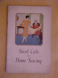 1926 Short Cuts to Home Sewing Booklet Singer Sewing Machine Company - Picture 1 of 3