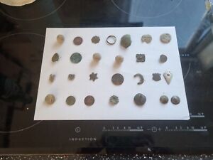 Metal Detecting Finds Job Lot Coins Bits & Bobs / Vintage / Antique 