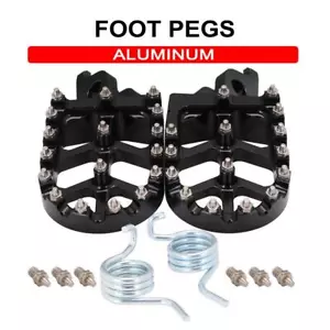 Foot pegs Footrests Pedals For KX250 2019-2023 KX250F 2006-2018 KX250X 2021-2023 - Picture 1 of 17