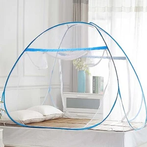 DOPPELBETT MOSKITONETZ FLIEGENGITTER FLIEGENNETZ MÜCKENNETZ BETTHIMMEL XXL DHL - Bild 1 von 13