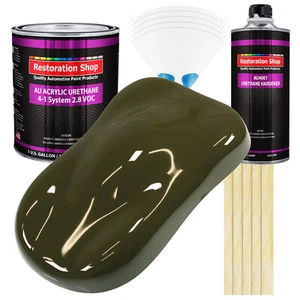 Restoration Shop Olive Drab Acrylic Urethane Gallon Kit Auto Paint
