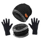 Winter Hat Scarf Gloves Touch Screen Circle Scarf Warm Slouchy Beanie Snow Kit