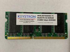 KEYSTRON DDR3 512MB  SO-DIMM 144-pin - unbuff - HP 2NR09A  KYOCERA LASER PRINTER