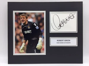 RARE Robert Green West Ham Signed Photo Display + COA SASIGNED AUTOGRAPH WHU - Picture 1 of 5