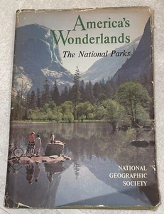 1959 America's Wonderlands The National Parks National Geographic Society w/ MAP - Picture 1 of 10