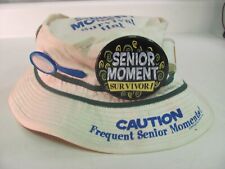Senior Moment Survival Green Bucket Hat Dad Gag Gift XL Funny Senior Moment